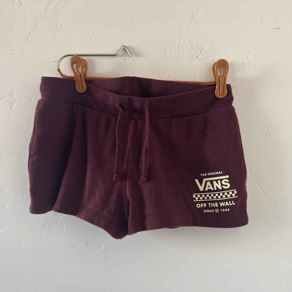 Vans Women's Maroon Athletic Shorts
